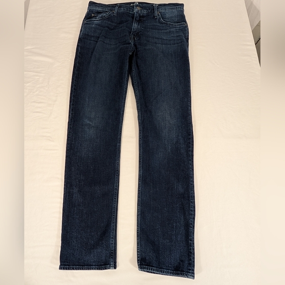 7 For All Mankind Standard Stretch Men's Indigo Denim Jeans Size 34